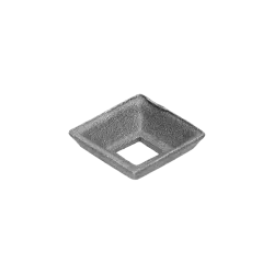 Krytka kovaná 42x42x15 mm s otvorom 15x15mm, odliatok Krytka kovaná 42x42x15 mm s otvorom 15x15mm, odliatok